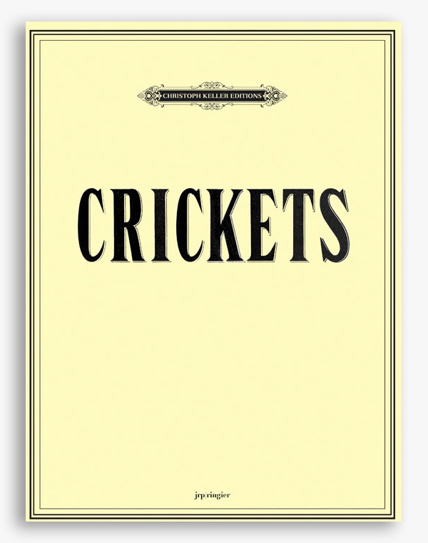 Crickets published score — book cover