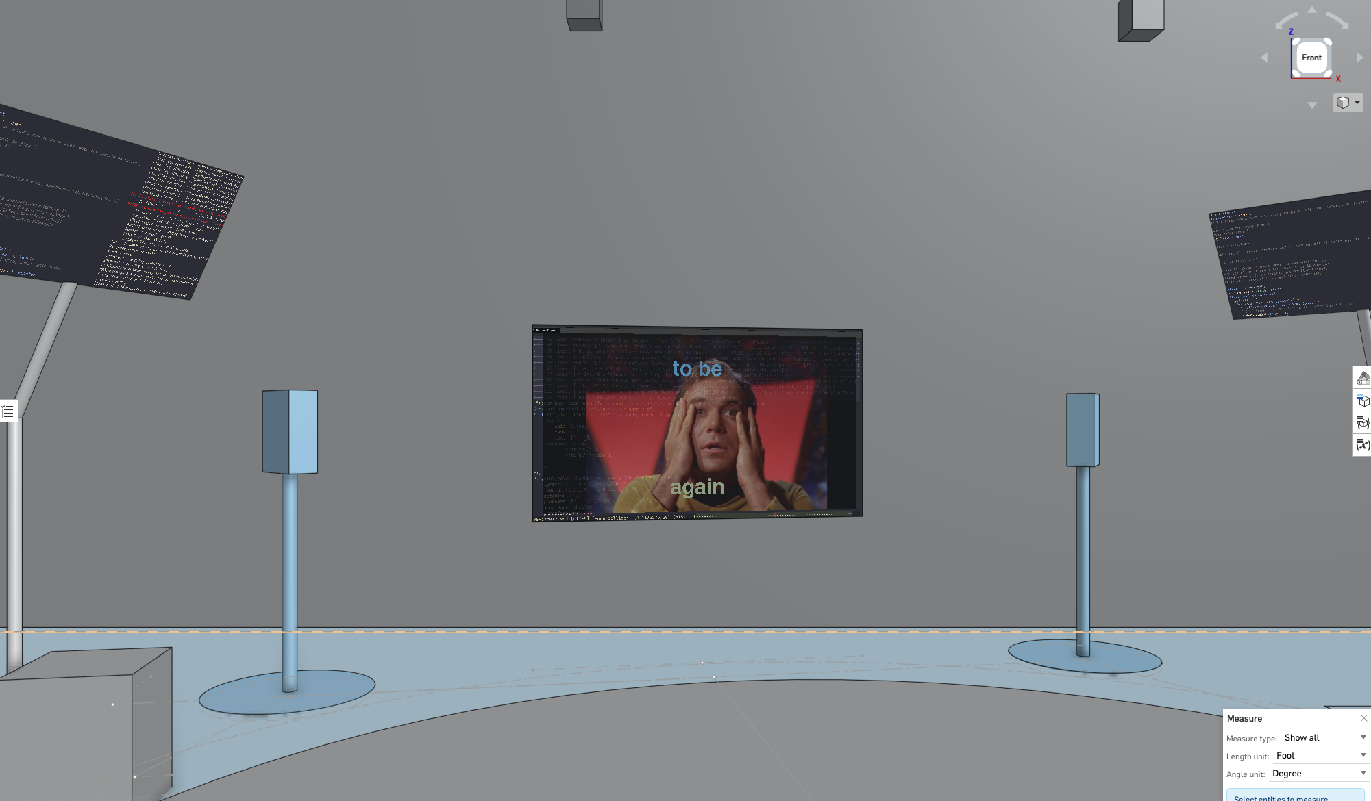 Return to Tomorrow installation — center view